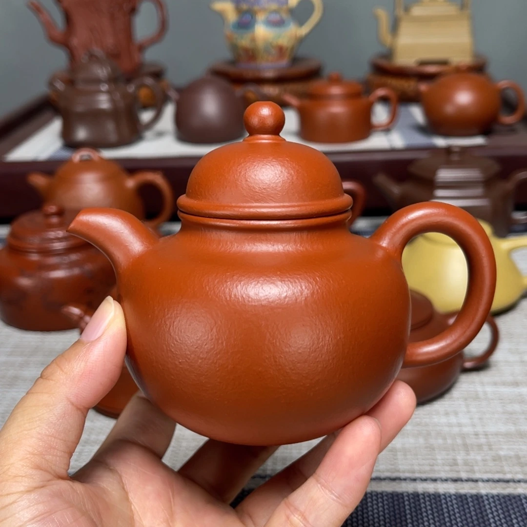 茶壶紫砂全手工制作220cc
