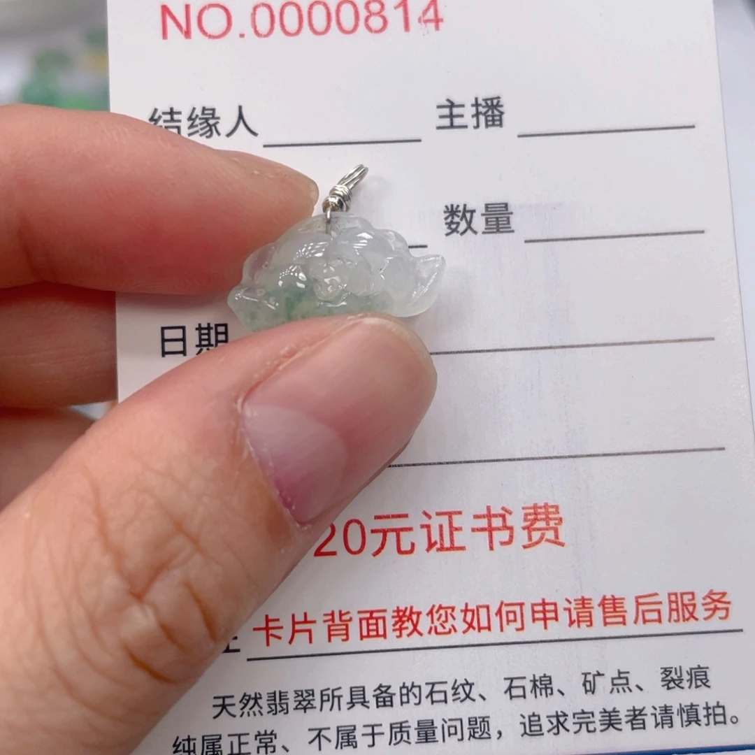 翡翠未镶嵌颈饰888888888998
