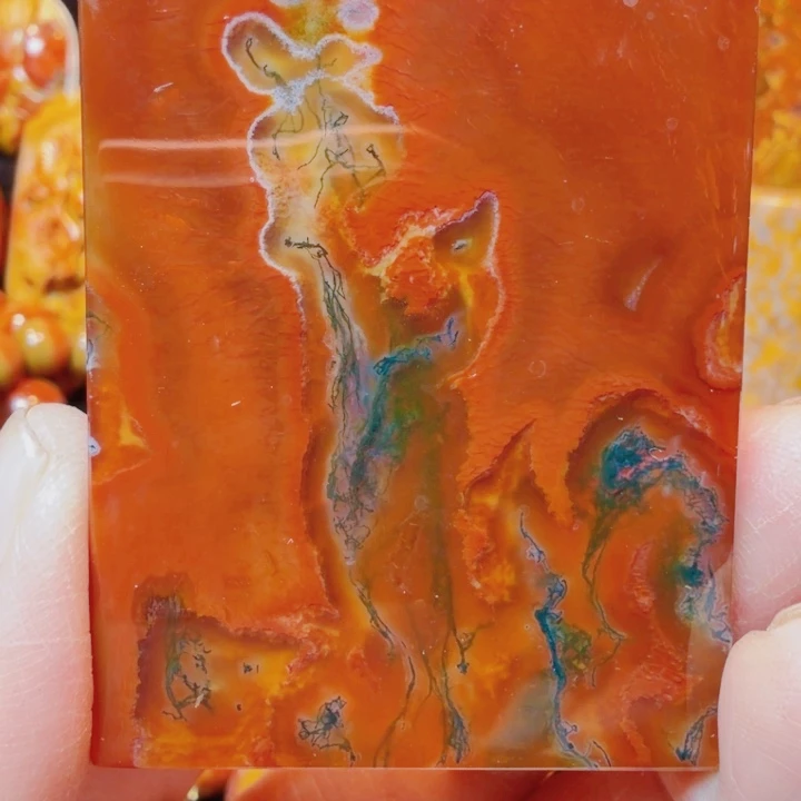 山***烽玛瑙/玉髓未镶嵌吊坠(不含链)