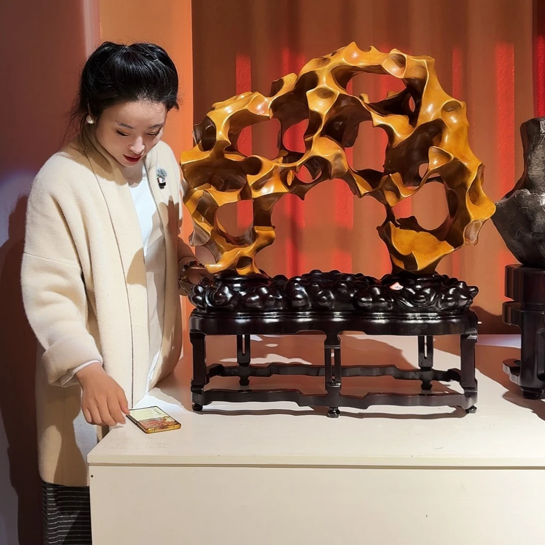 太湖石摆件，高80宽66