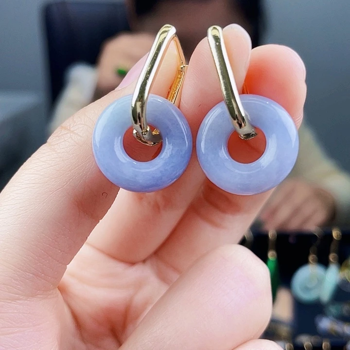 翡翠耳饰未镶嵌饰品