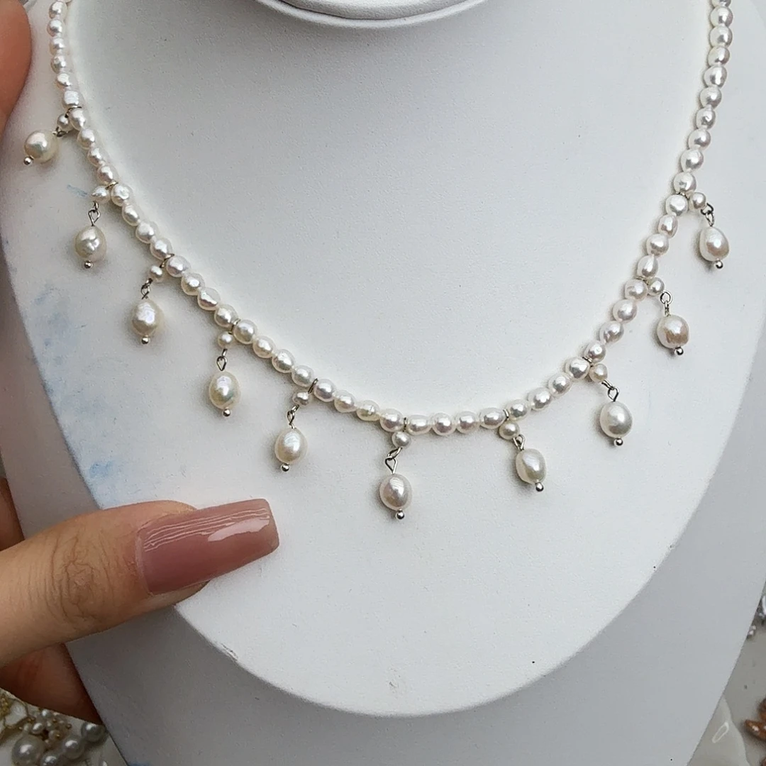淡水珍珠未镶嵌颈饰