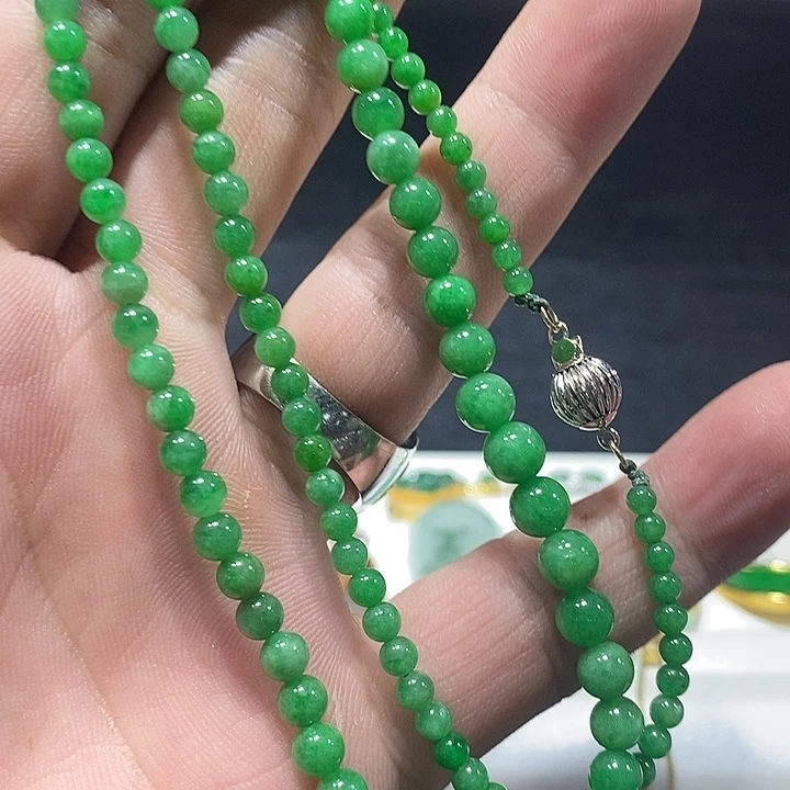 18K金镶嵌手链翡翠缅甸A货翡翠