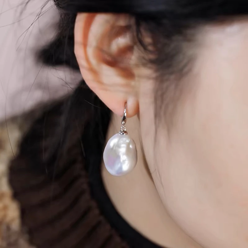 大肚子巴洛克珍珠耳环多样性发1