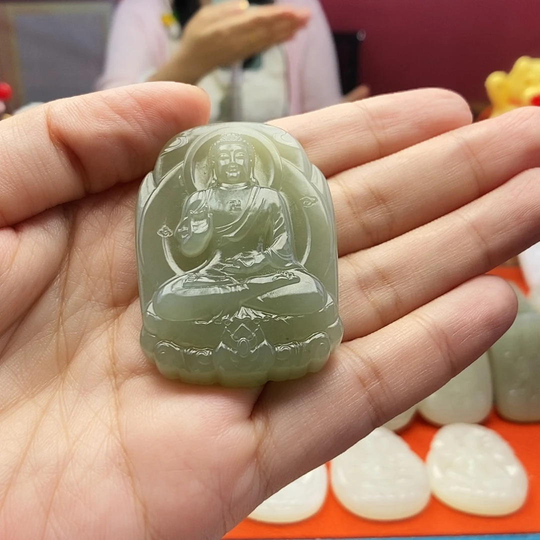 颈饰未镶嵌和田玉黎****艺