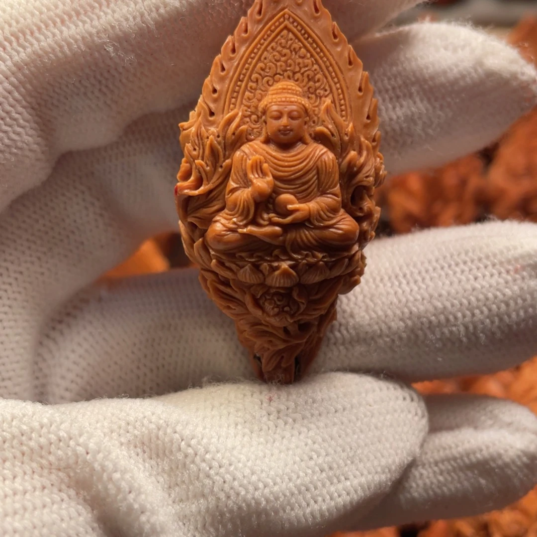 橄榄核手串/手链三世佛