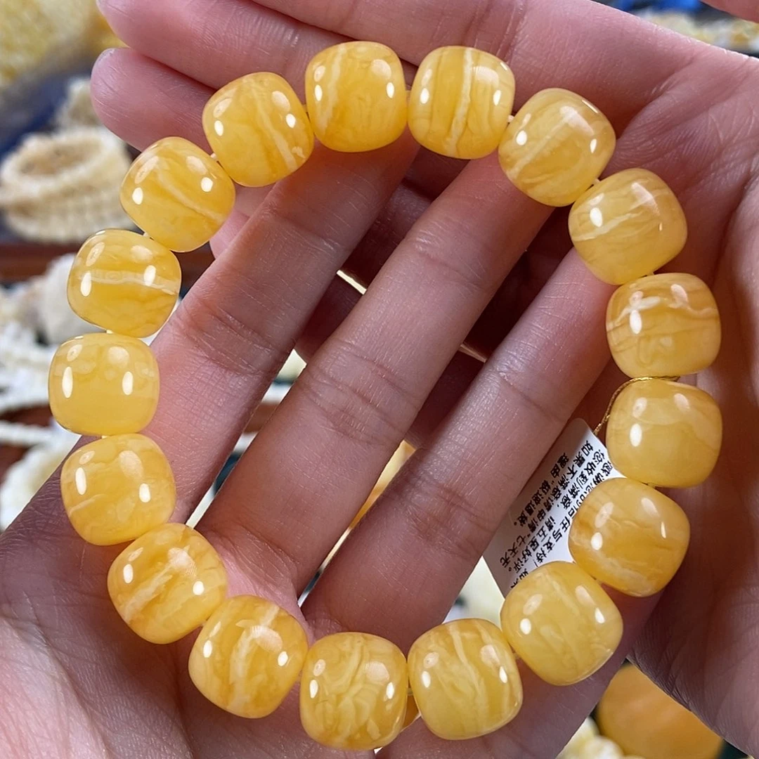 琥珀未镶嵌珠宝奇石13 23.26 橘蜡虎皮纹同料