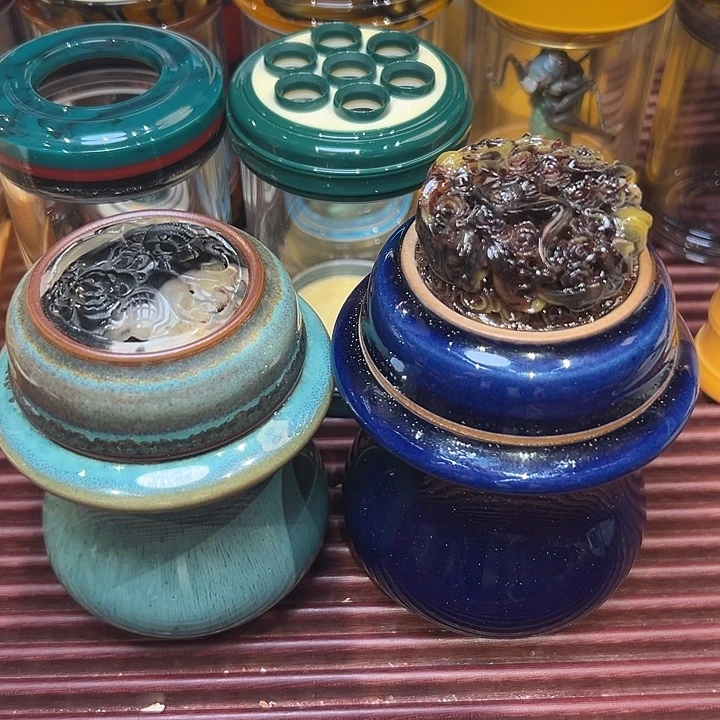 瓷罐黑虫保定墩器型