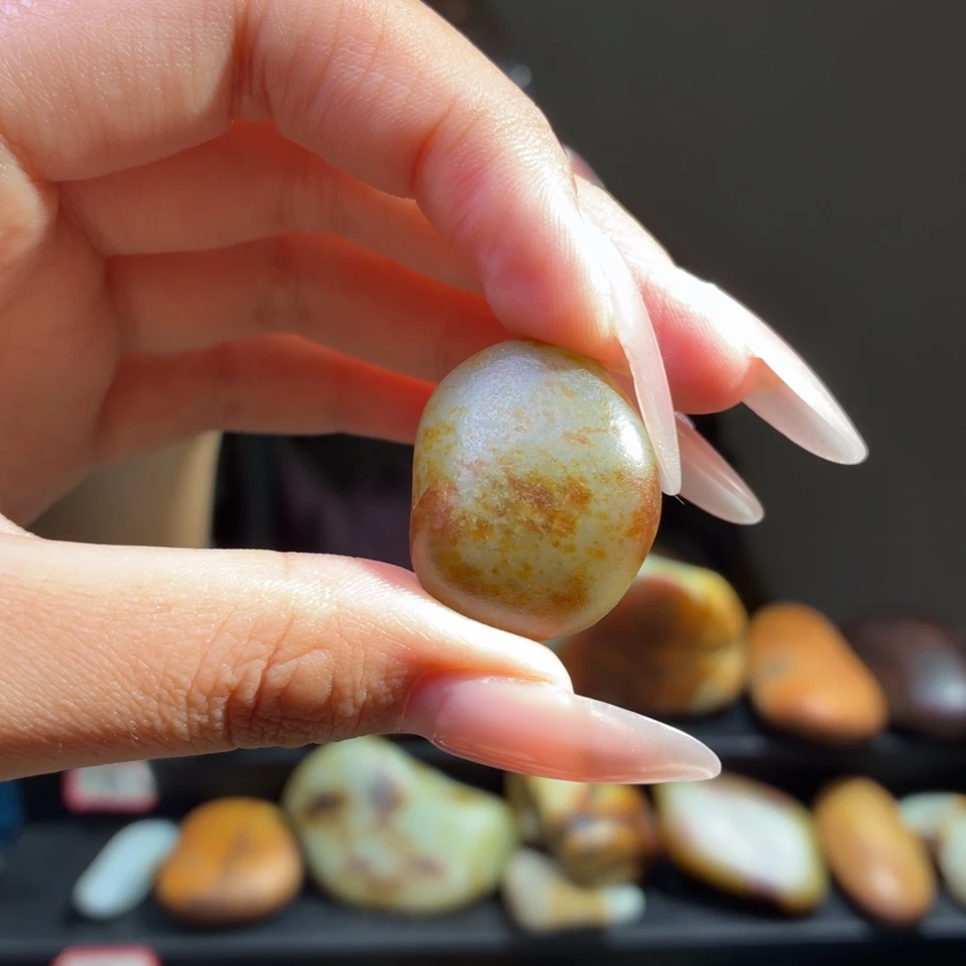 和田玉未镶嵌把件14.2