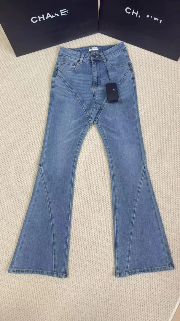 【0912】早秋设计师新款牛仔裤