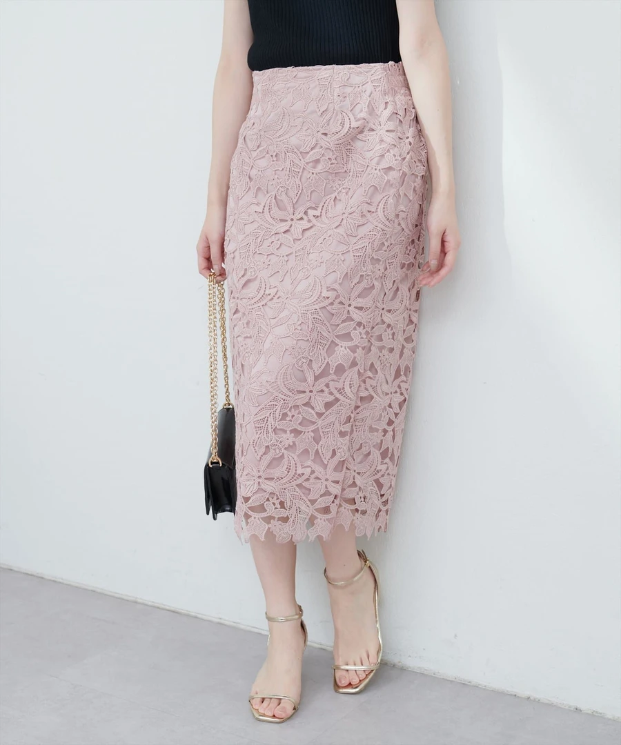 【MonTendre】夏季新款 N 透气百搭时尚花蕾丝奢华质感气质半裙