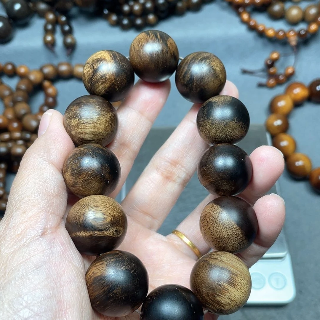 沉香手串白棋瘤疤2.0