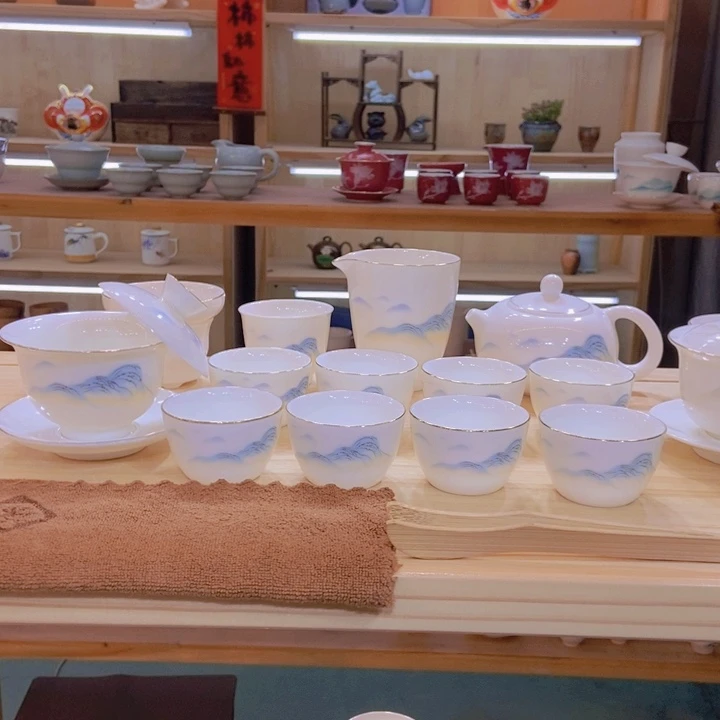 毕业套装茶壶盖碗全家福