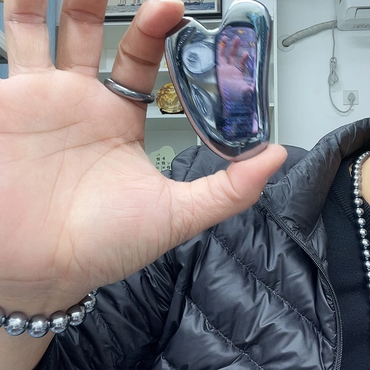 大理石磁石太赫兹大号爱心刮痧板