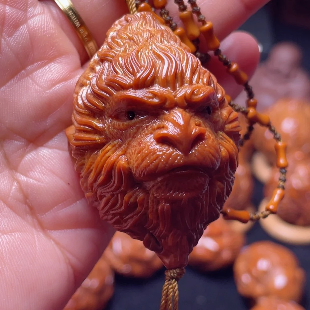 【闪购商品】橄榄核手串/手链32左右大圣脖挂竹节