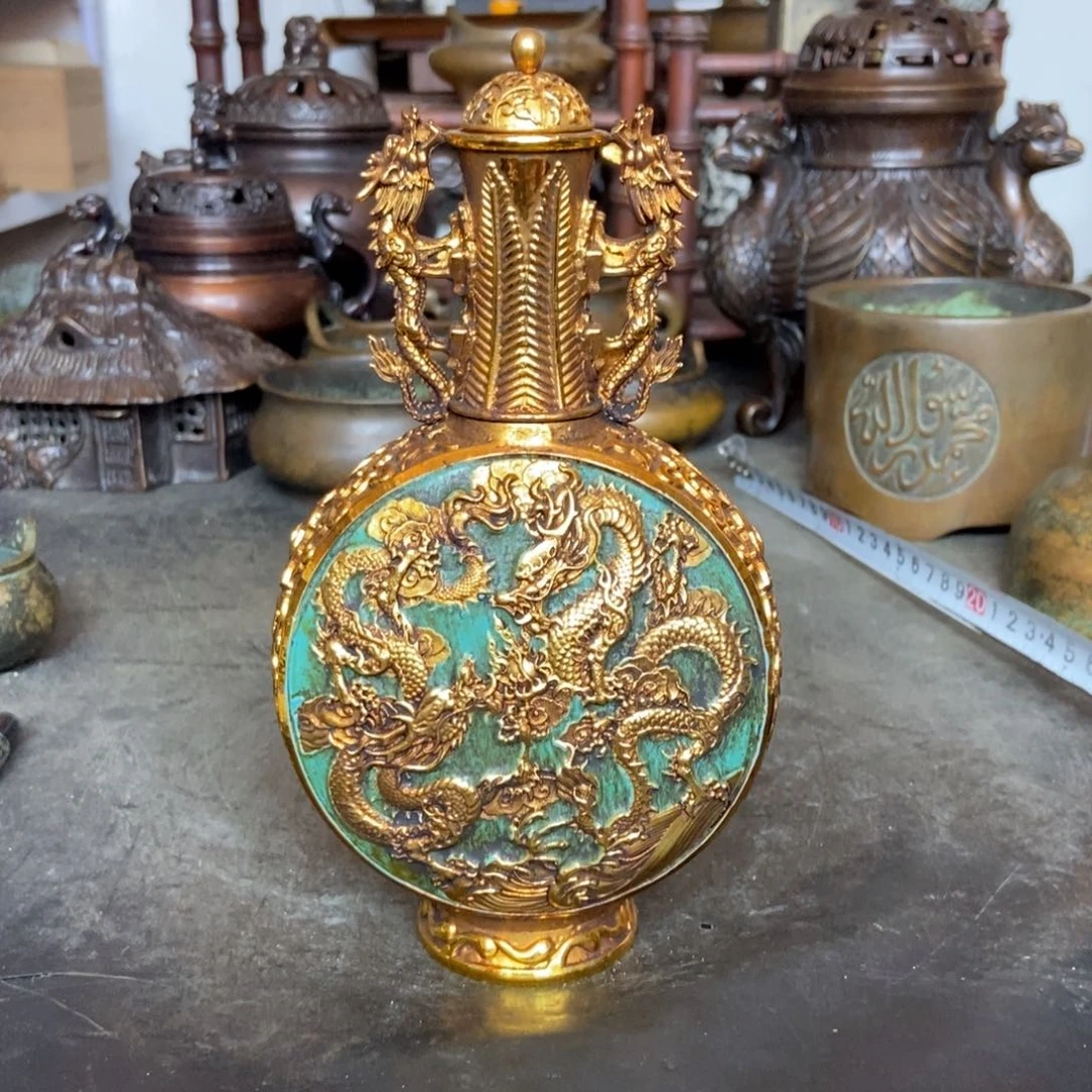铜器工艺品摆件香炉摆件