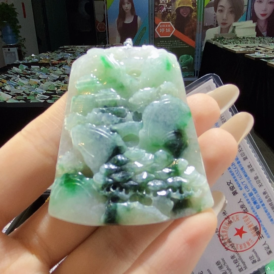 颈饰未镶嵌翡翠翡翠