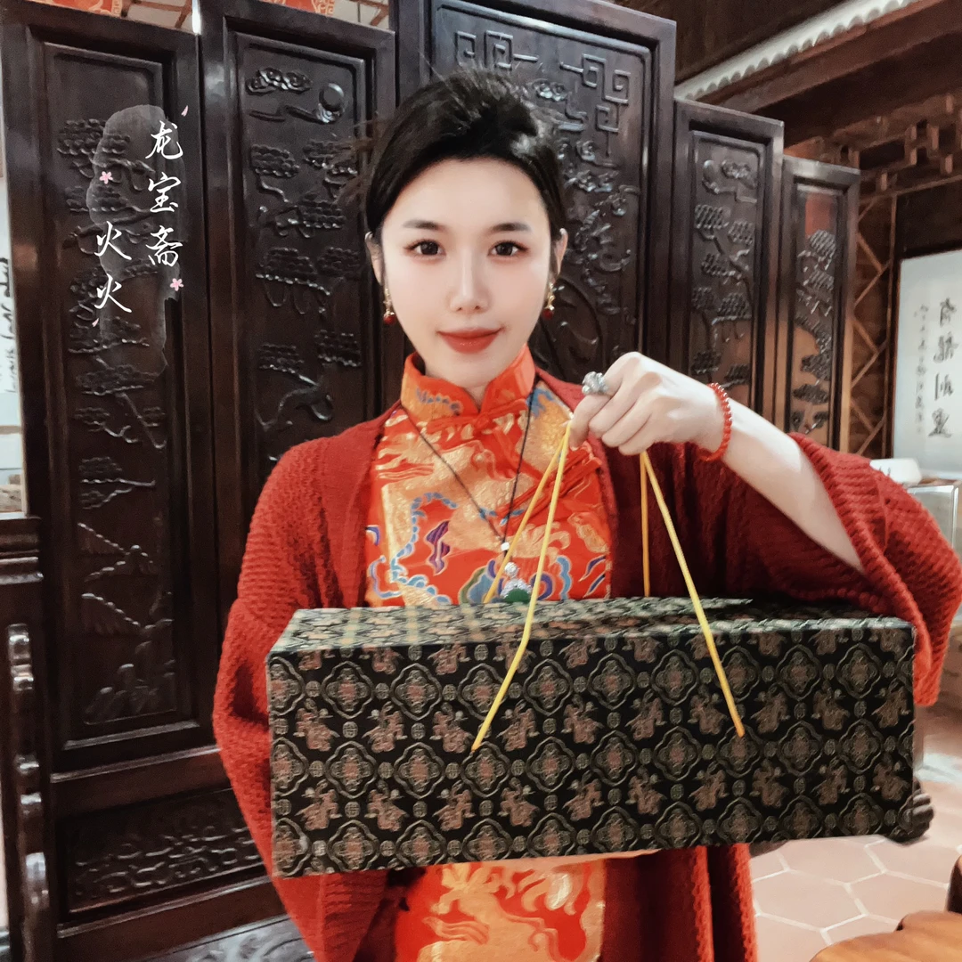【龙宝斋】新年礼物 青花龙纹名窑三才盖碗