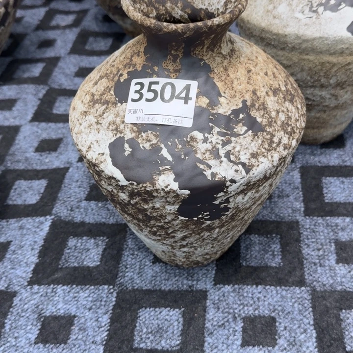 9***4瓷片景德镇高温花器编码3504高33口6默认无孔