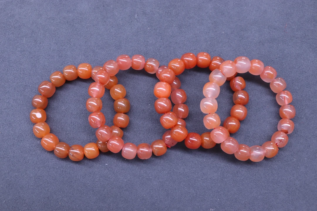 3原矿无优化南红西山杨柳老型单圈12mm左右多样发一串微色差