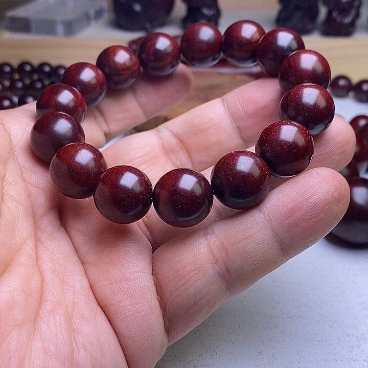 檀香紫檀（小叶紫檀）手串/手链1.5龙鳞