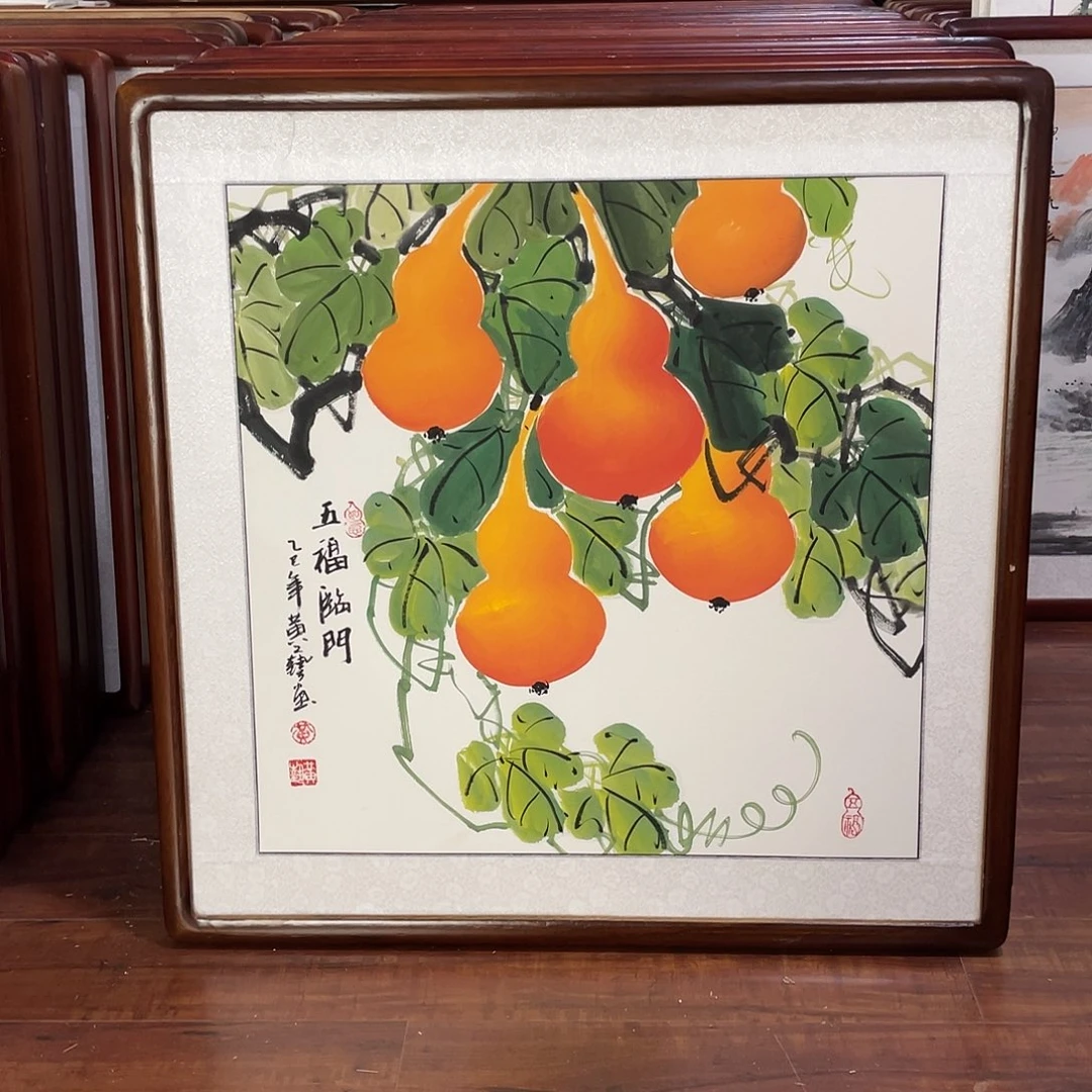 国画带框尺寸63*63厘米