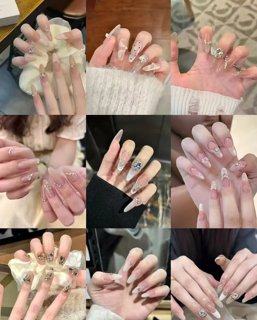 [孤品】纯手工猫眼穿戴甲下单备注编码