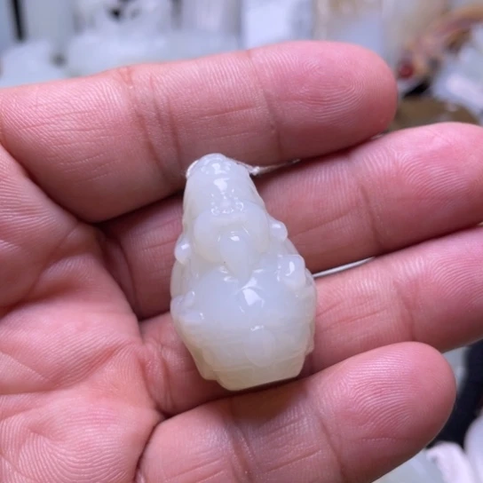 吊坠(不含链)未镶嵌和田玉