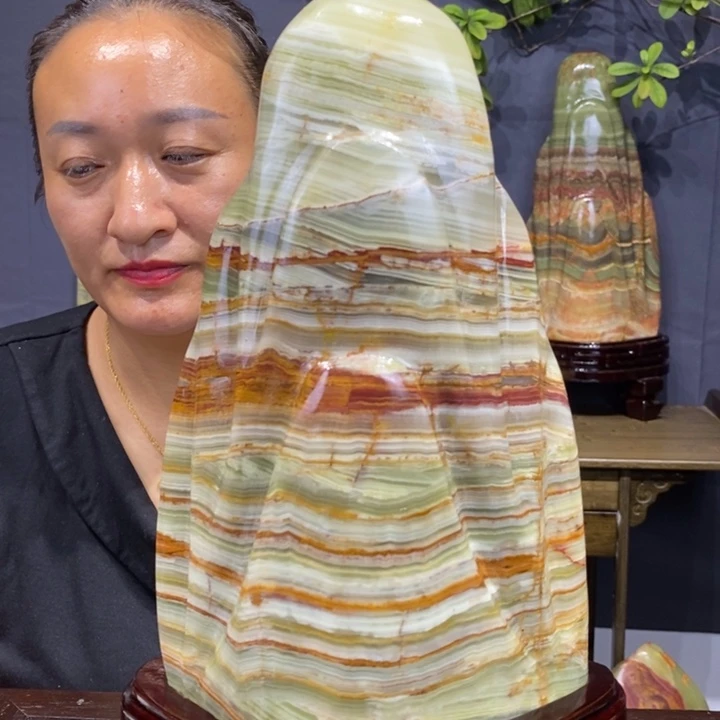 石材精品古青石摆件