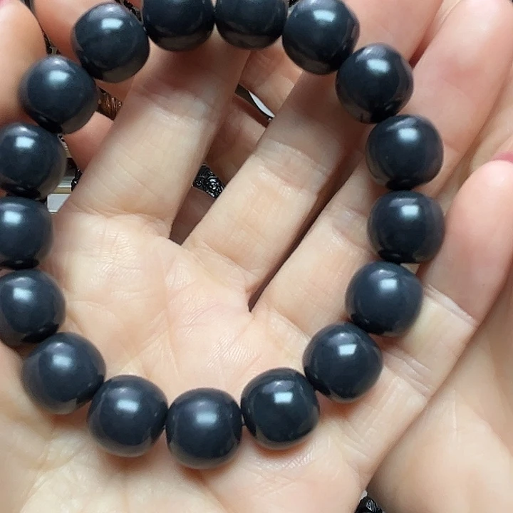 和田玉（墨玉）未镶嵌颈饰卡13老邢福利款