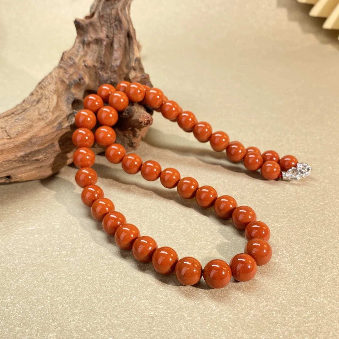 【小北严选】南红项链19-17L08X169【多样性发一件】尺寸约9.5-10mm