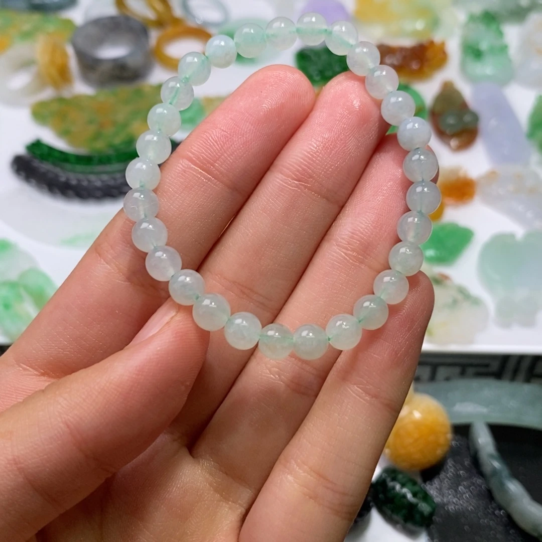 定制翡翠未镶嵌手串