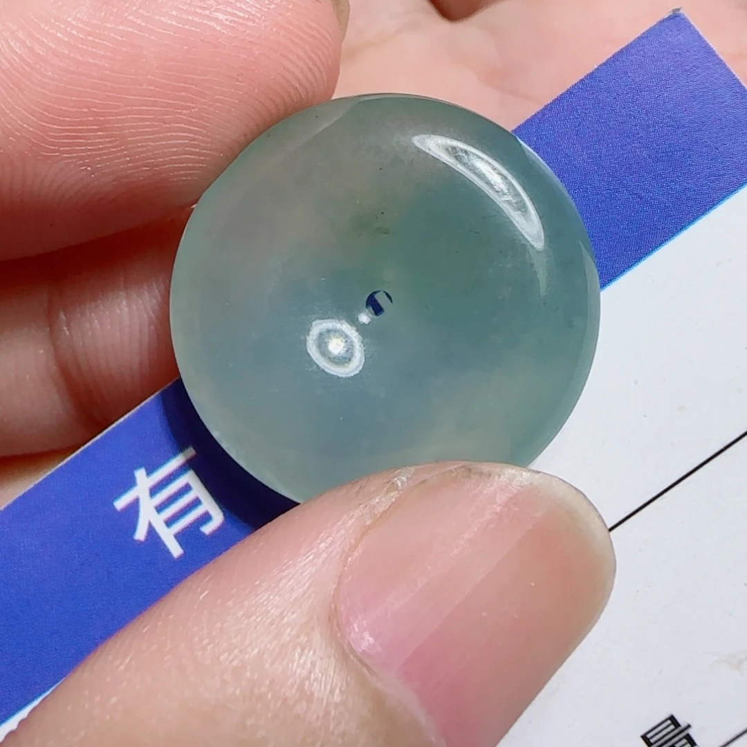 咪***喵颈饰未镶嵌翡翠平安扣