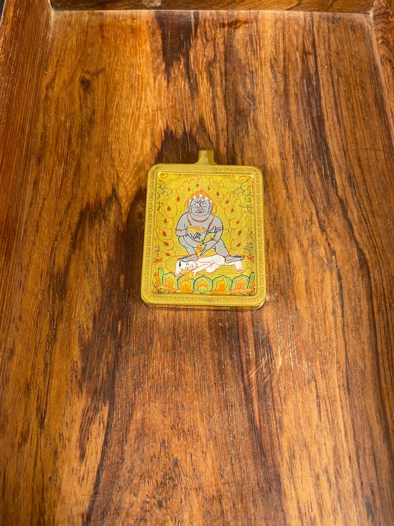 【黑c高卡】纯手绘热贡藏地唐卡 钛钢