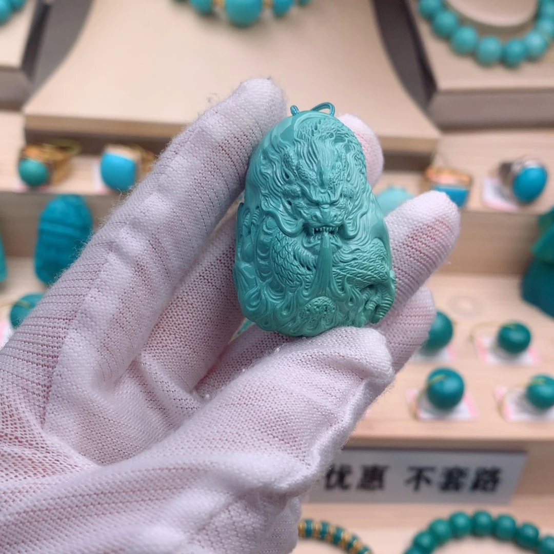 绿松石珠宝奇石未镶嵌