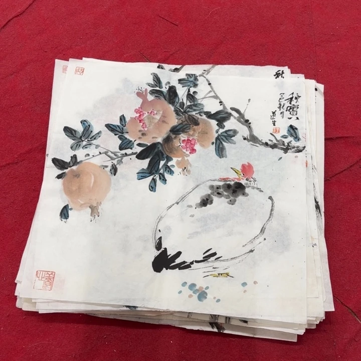 国画花鸟的翅膀和翅膀是