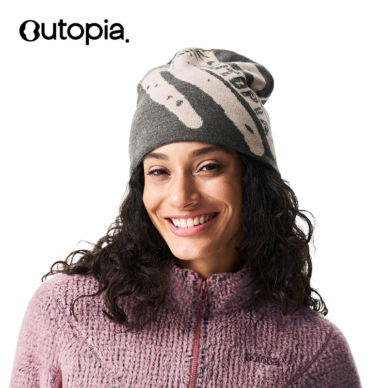 Outopia Warm up中性保暖运动休闲秋冬季针织帽