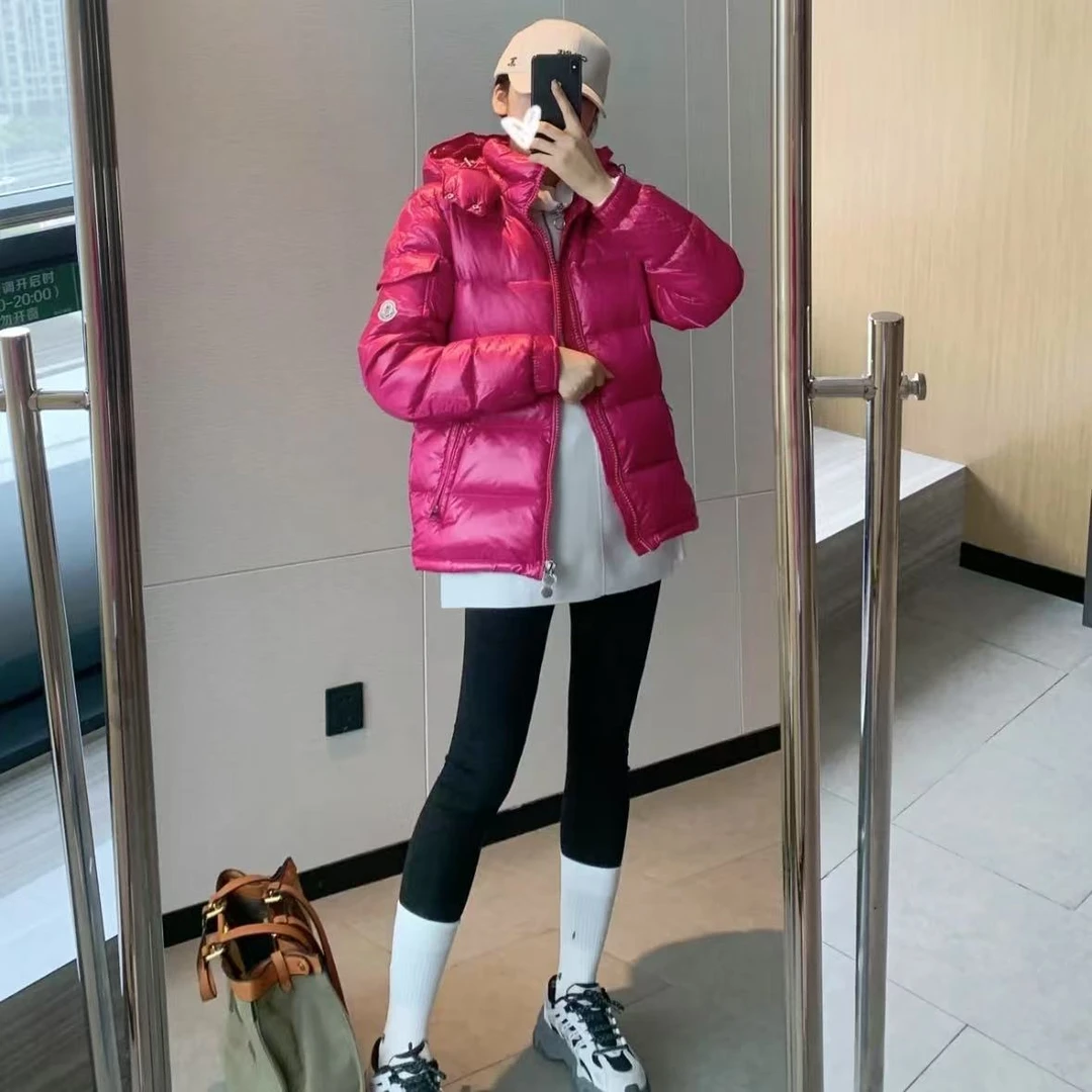 未使用 MONCLER 盟可睐/GG/maire女士羽绒服粉红色 福利款