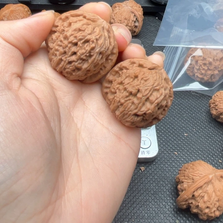 核桃手串/手链橘**?白狮子36尺全品无修