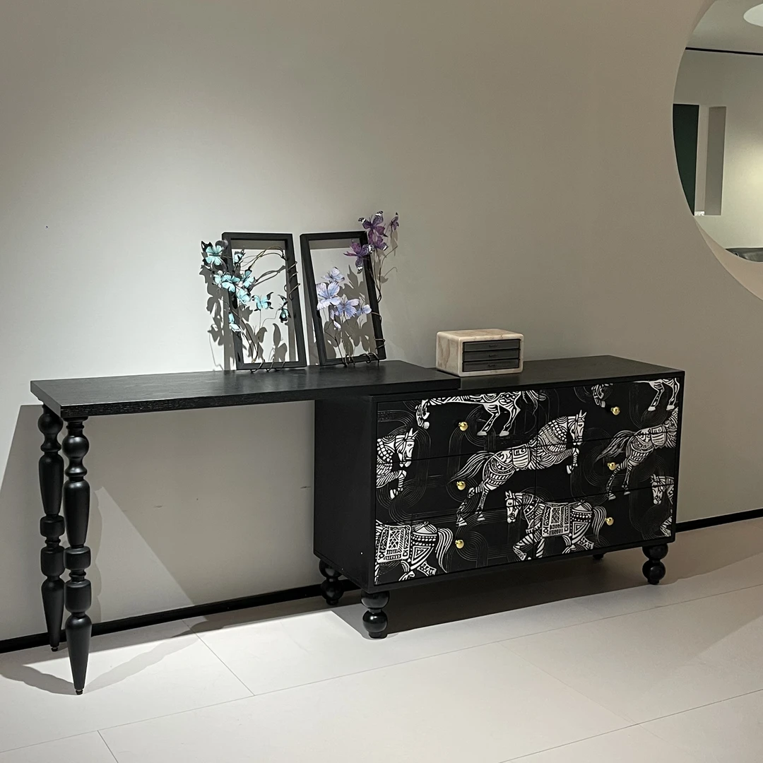 【罗马六斗妆台】梳妆台艺术储物柜卧室创意收纳柜装饰柜