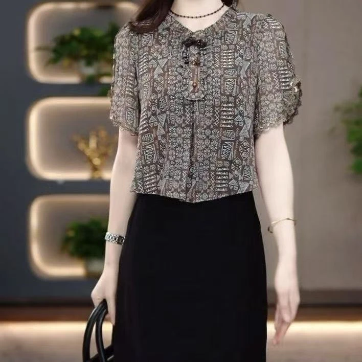 假两件连衣裙女2025夏季新款遮肚显瘦时尚宽松裙子5320#