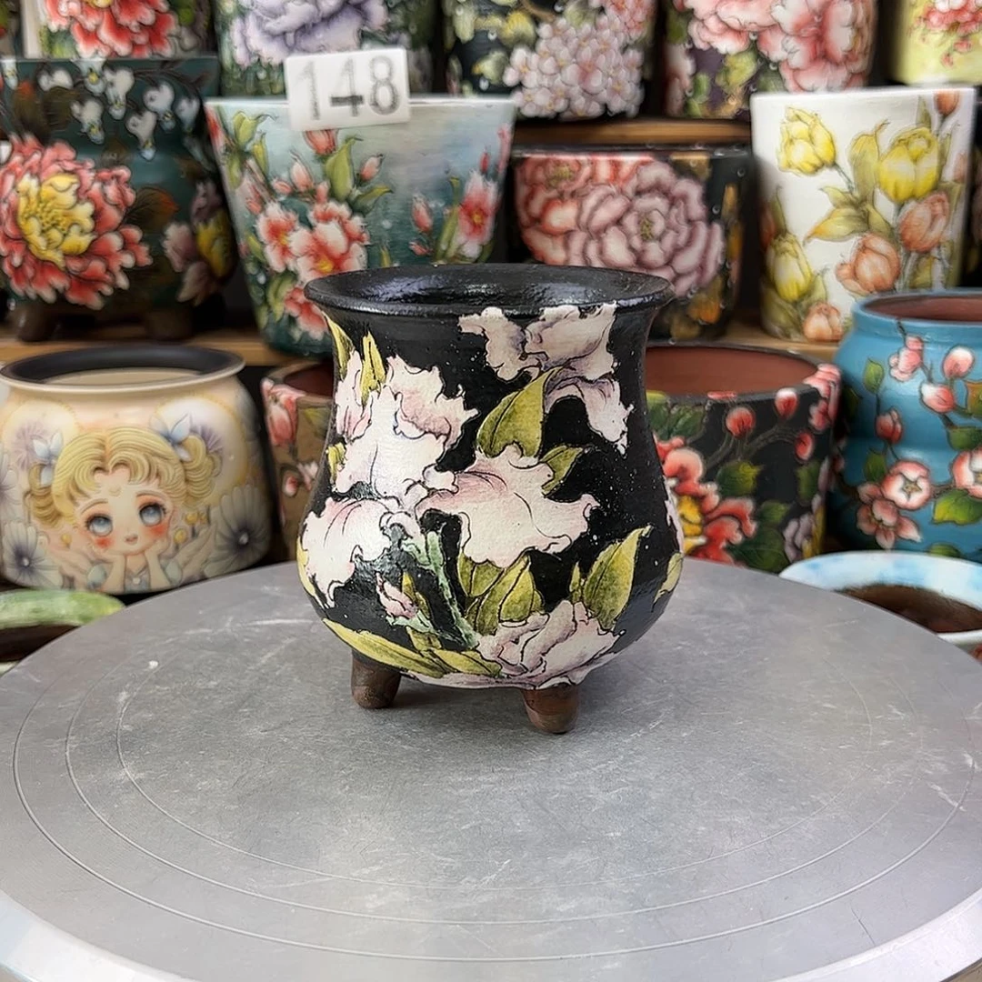 景德镇陶瓷花盆景德镇陶瓷花盆