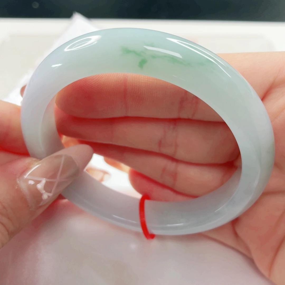 翡翠未镶嵌手镯57.9x455