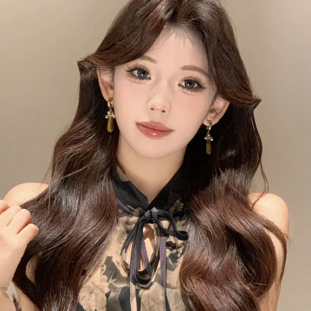 FULL GIRLISH耳环02035复古流苏百搭耳钉耳饰