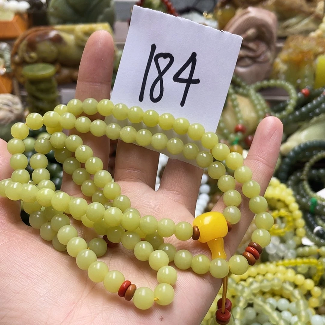 未镶嵌蛇纹石玉手链