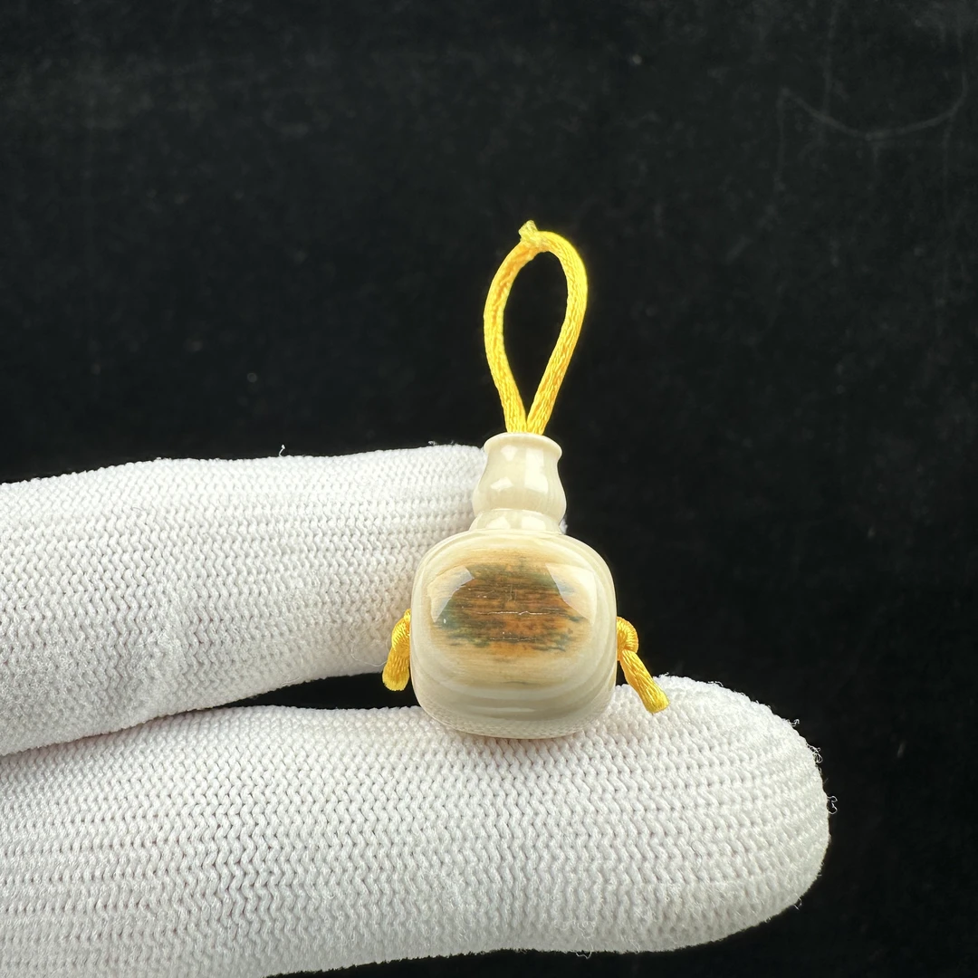 D1145天然猛犸牙 黄金瞳三通14.5*23.4mm一物一图假一罚十