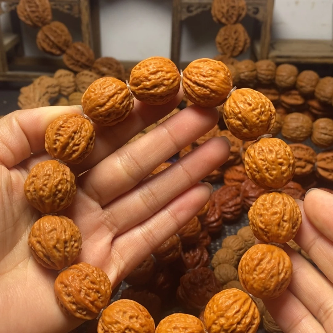文玩核桃手串荔枝纹手串