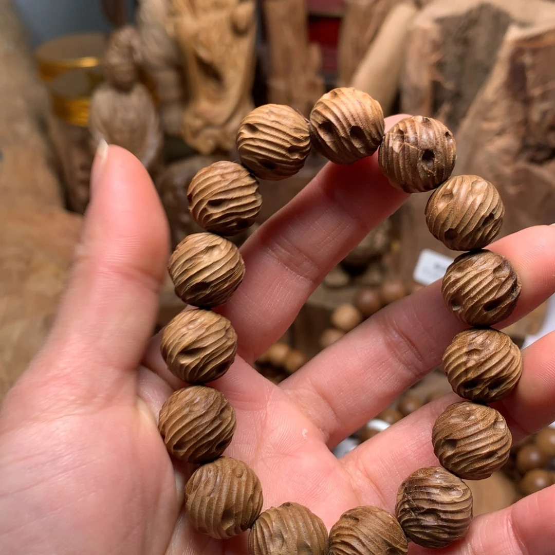 檀香木手串/手链眞*呀老山檀香1.4无相