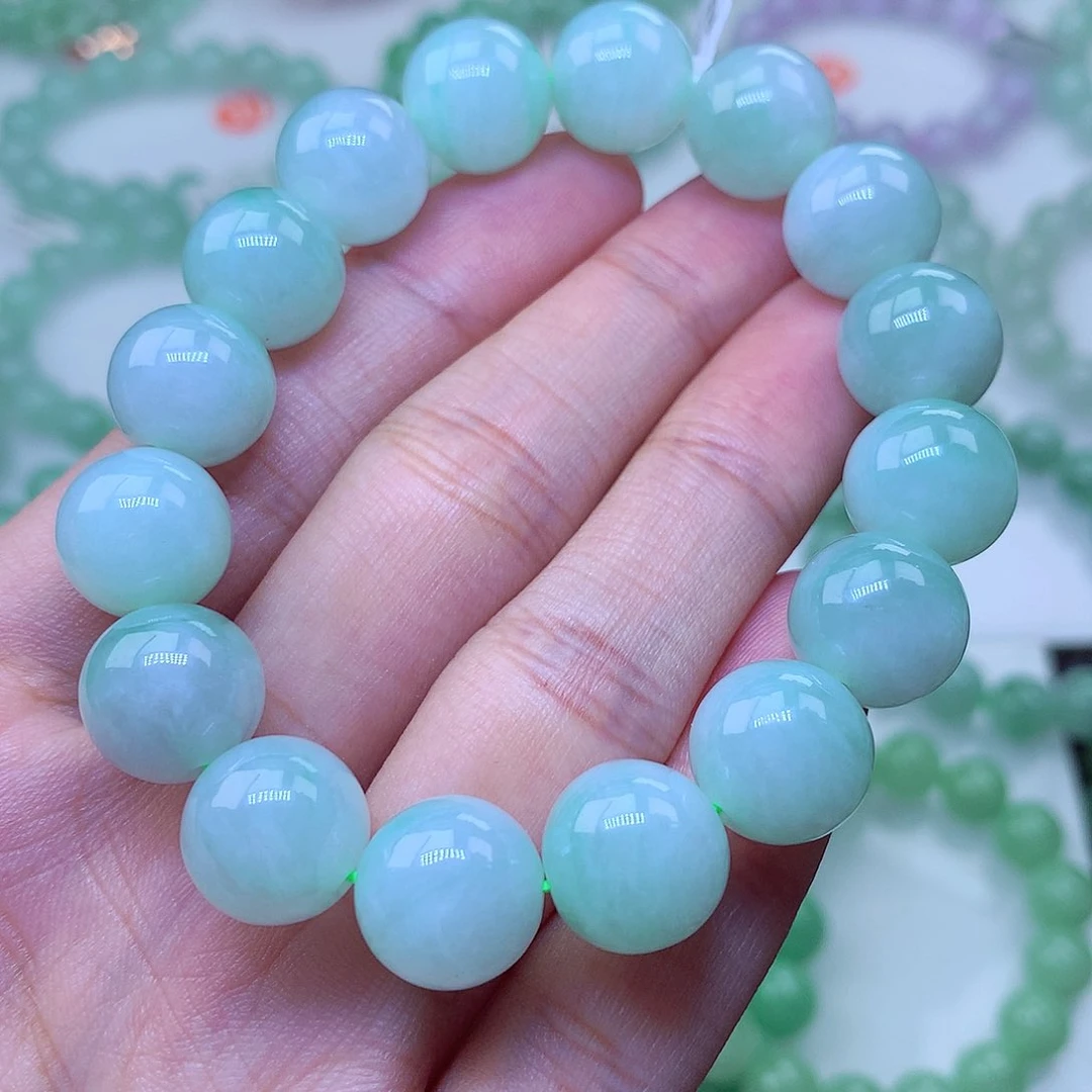 翡翠未镶嵌毛衣链