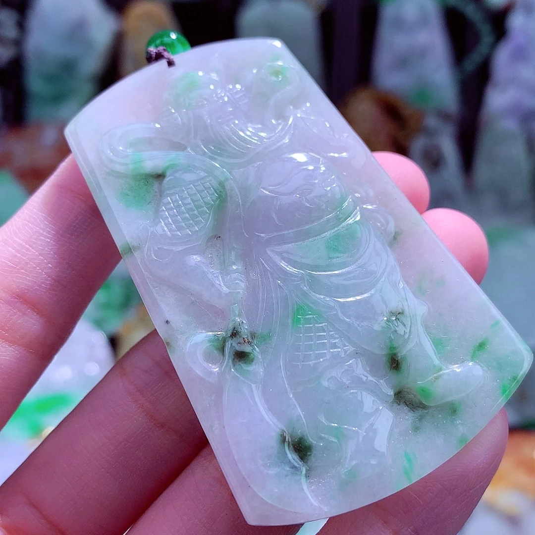 颈饰未镶嵌翡翠天然